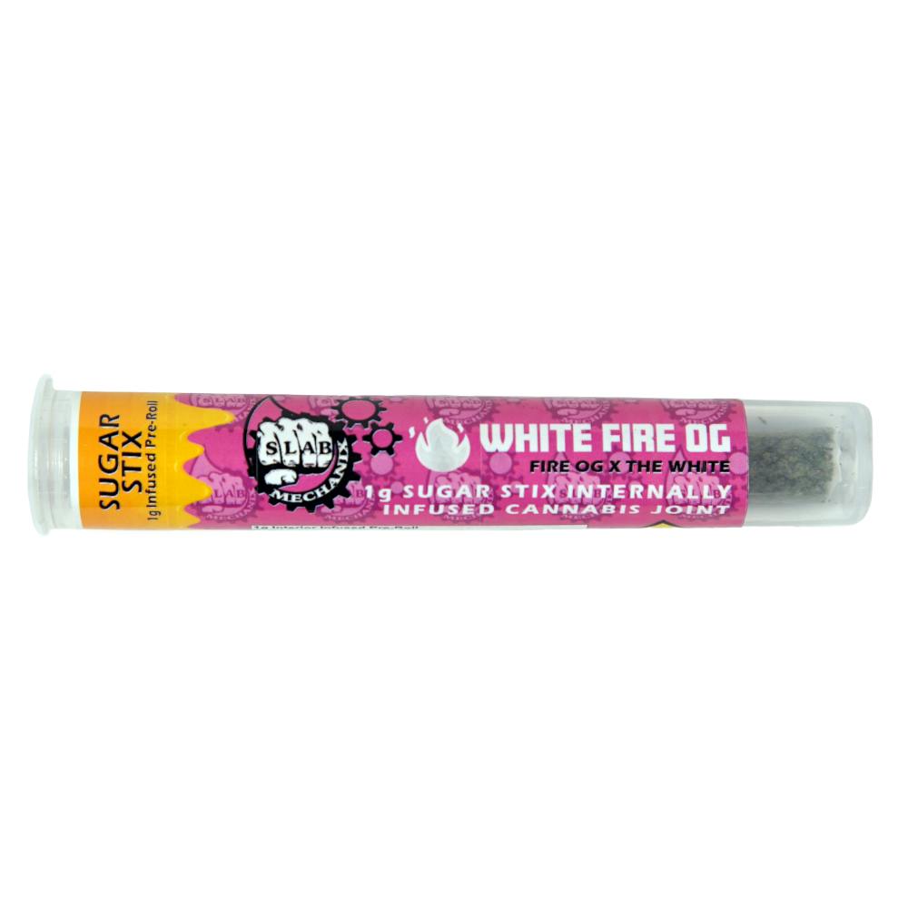 Slab Mechanix White Fire OG IFPR Sugar Stix 1G at The Bake Shop (George)