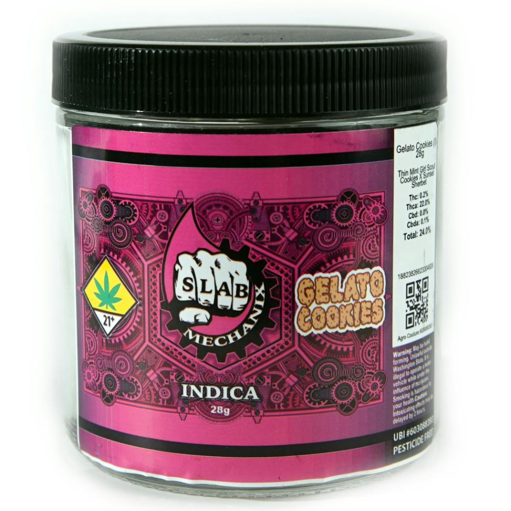 Slab B Bud Flower - Gelato Cookies 28g by Slab Mechanix