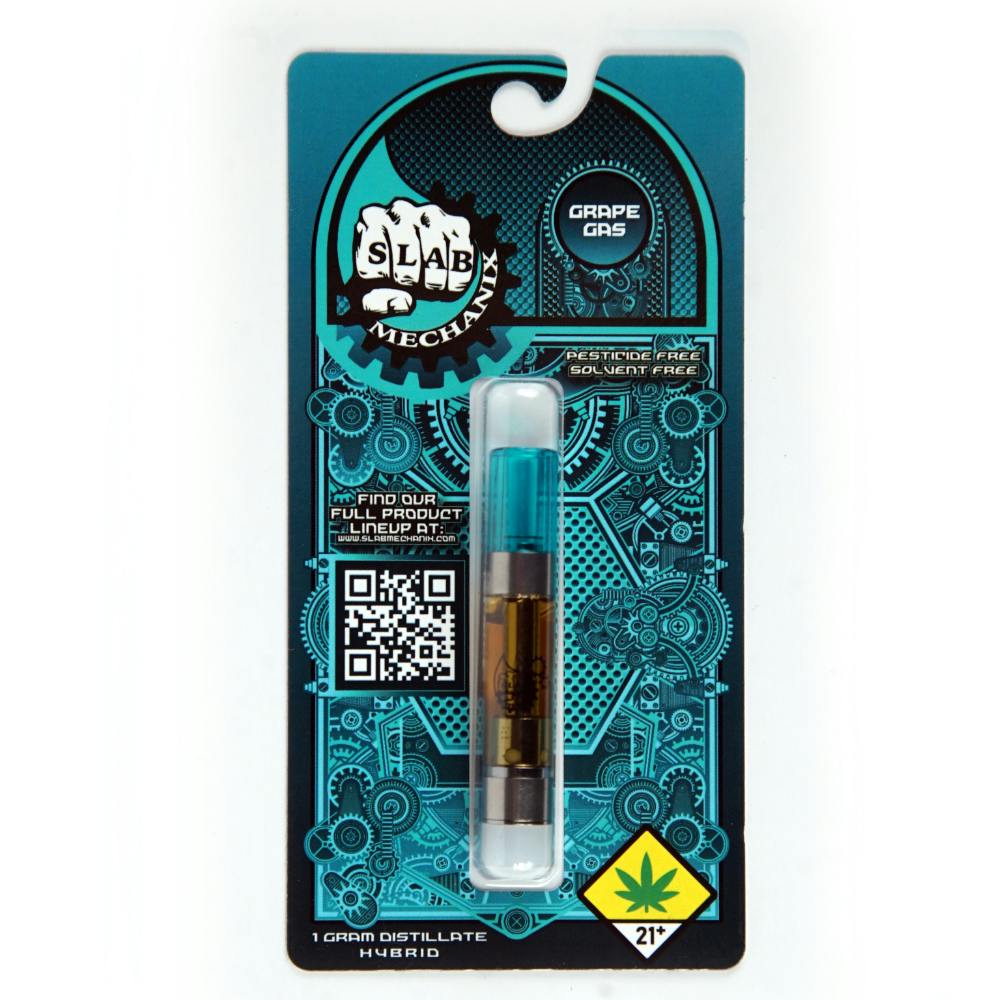 Slab Mechanix Grape Gas 1g Distillate Cart