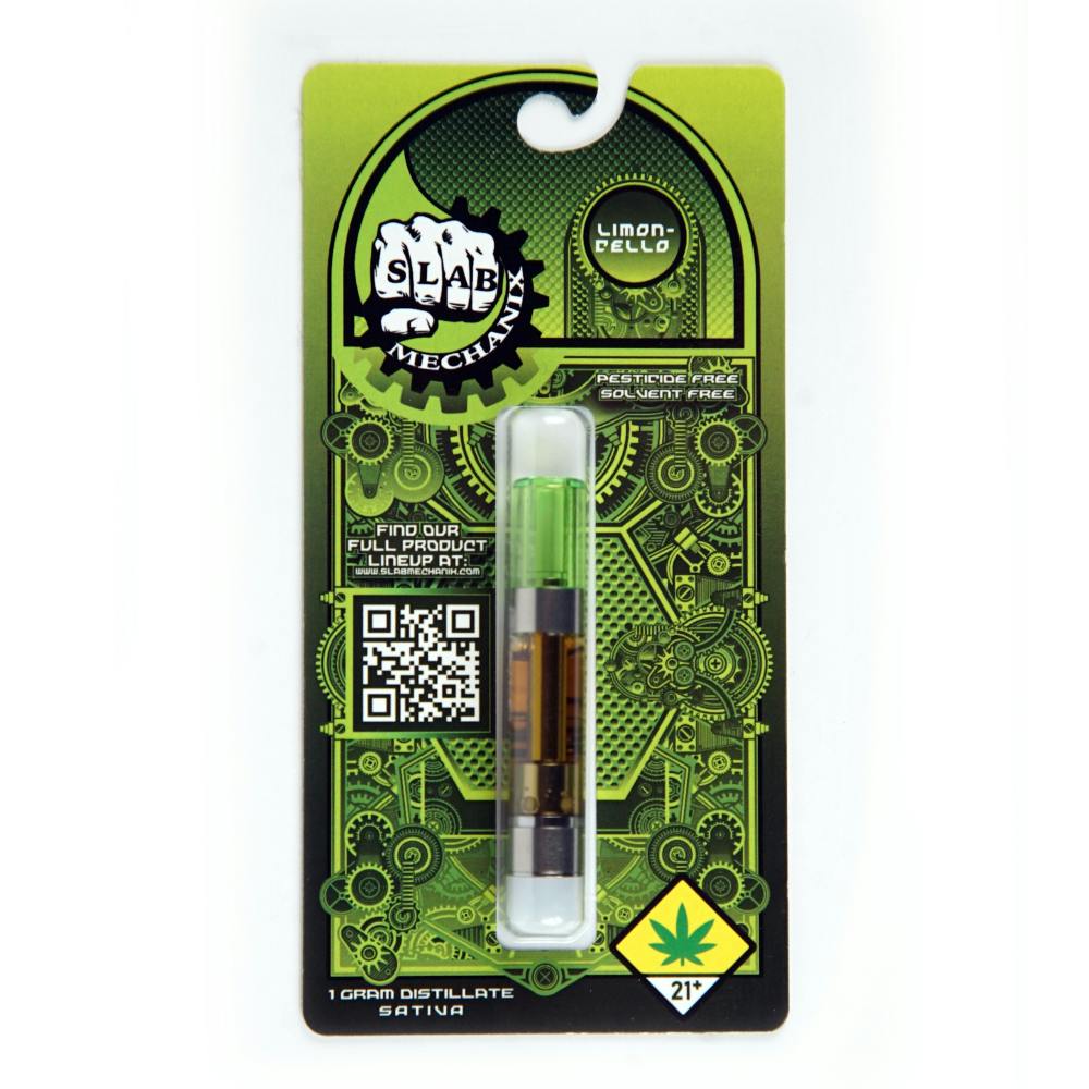 Slab Mechanix Limoncello 1g Distillate Cart by Slab Mechanix