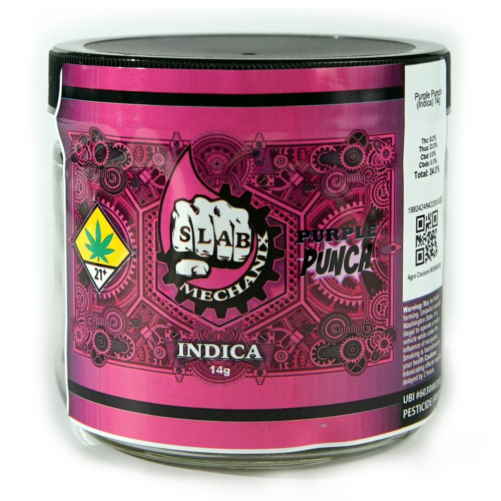 Slab B Bud Flower - Purple Punch 14g by Slab Mechanix