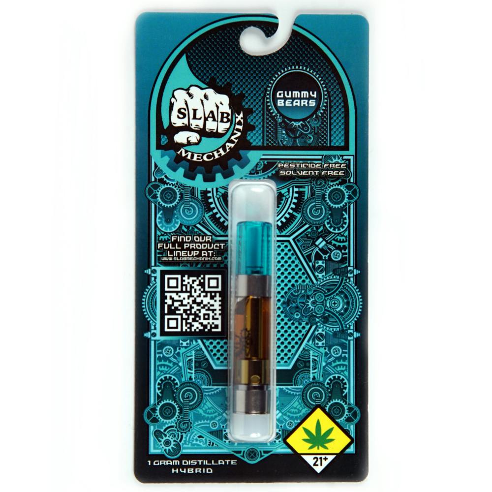 Slab Mechanix Gummy Bears 1g Distillate Cart by Slab Mechanix