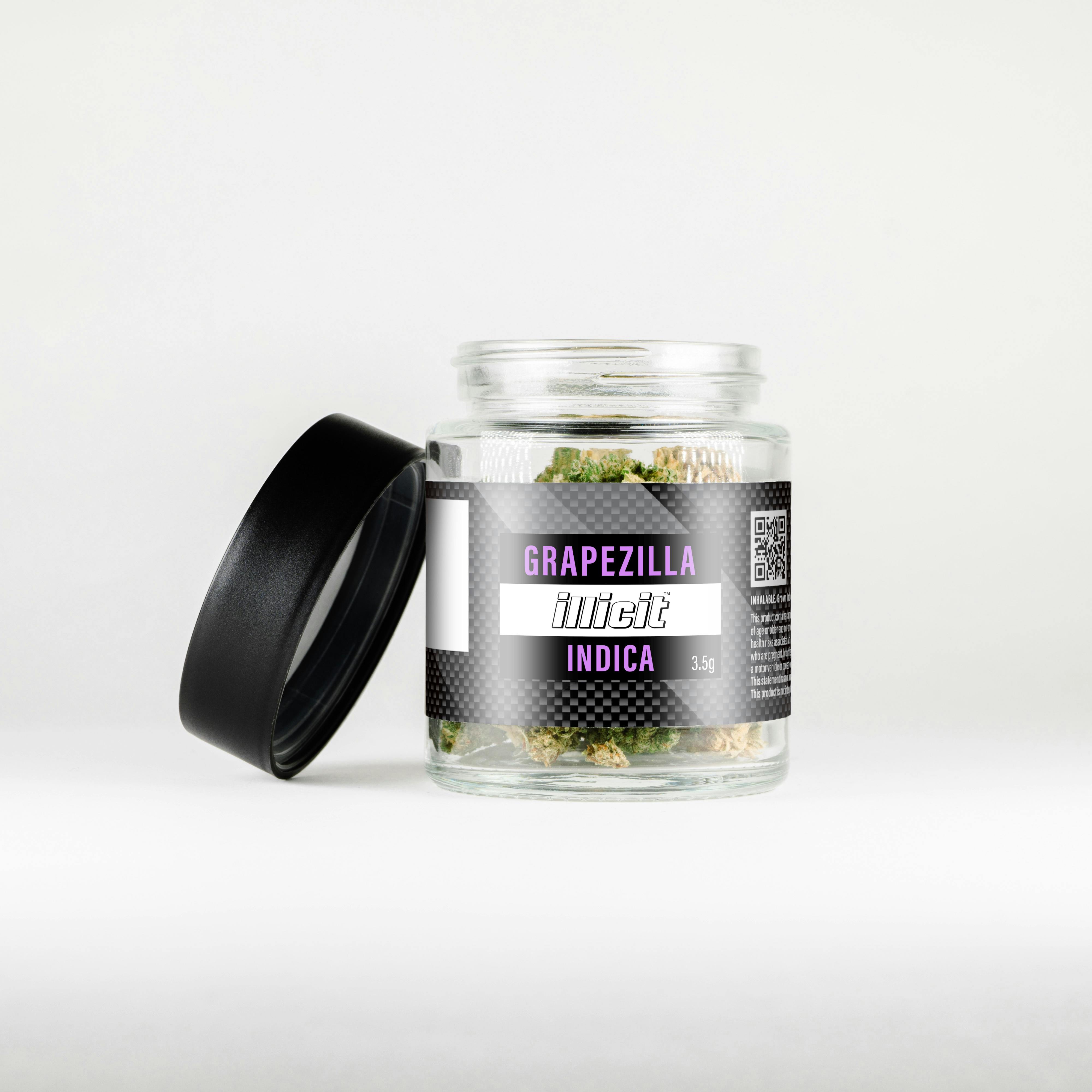 Grapezilla 3.5g Flower by ILLICIT