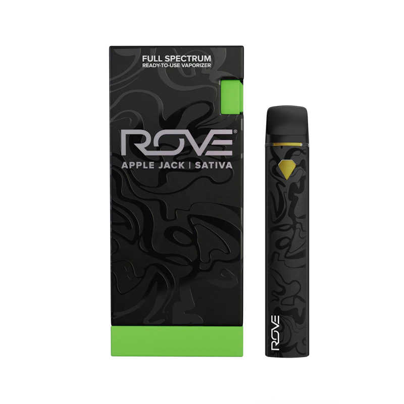 Rove Apple Jack · Melted Diamond Live Resin Vaporizer · 1.0g (Ready-To-Use) MD, Disposables