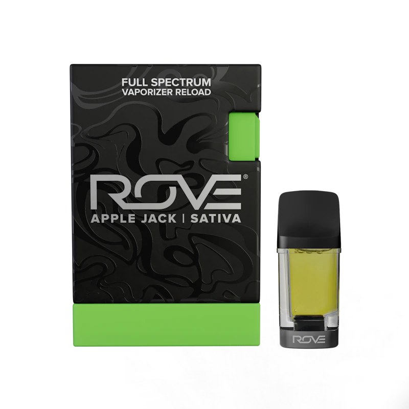 Rove Apple Jack · Melted Diamond Live Resin Vaporizer · 1.0g (Reload), Cartridges