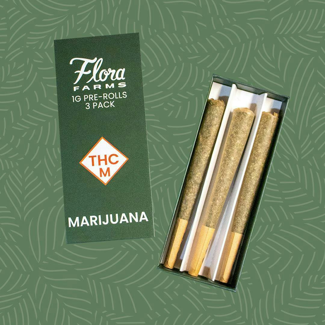 Flora Farms | 3pk 1g Pre-Rolls | Slurricane