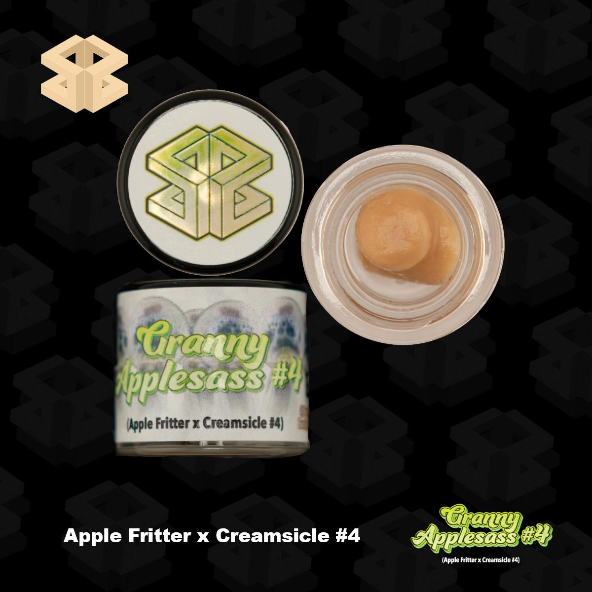 Burly Botanicals | Granny Apple Sass #4 | 4g Hash Rosin