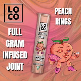 LOCO Infused Joint 1g – Peach Rings