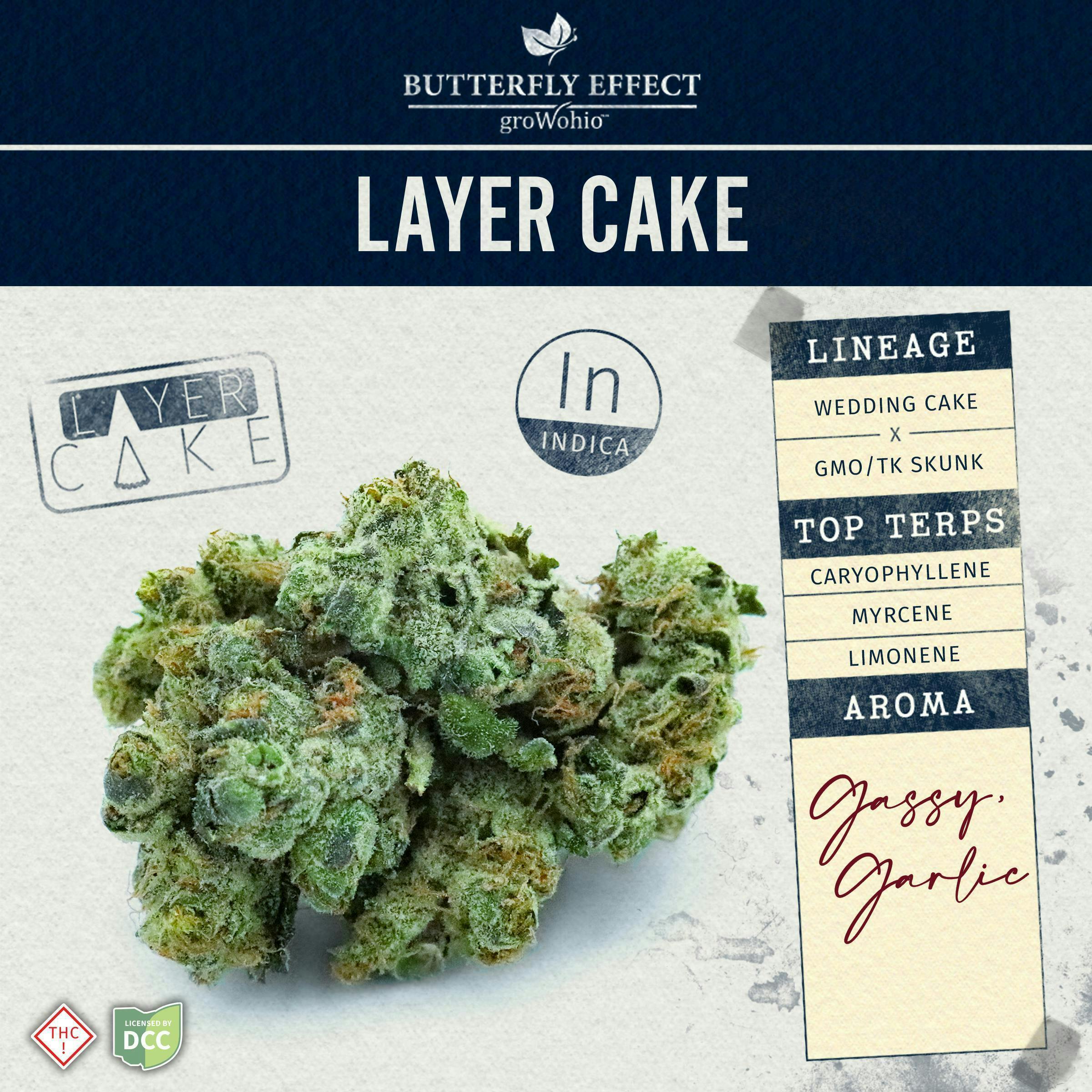 Layer Cake - 14.15g Flower by Butterfly Effect - Grow Ohio