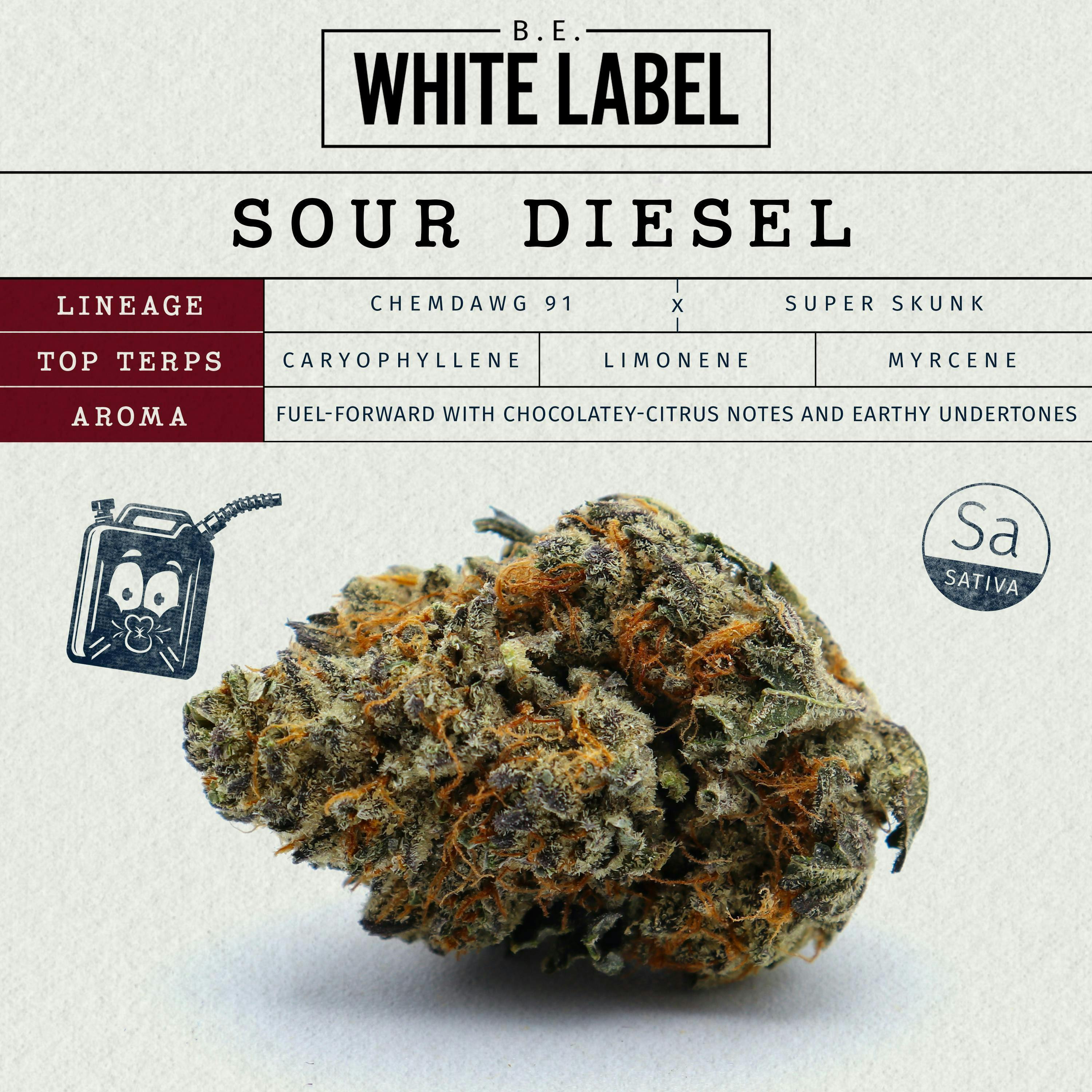 Sour Diesel - 28.3g Flower