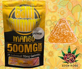 500MG Ganj Gummz: Nano & Later - Mango Punch (Indica)