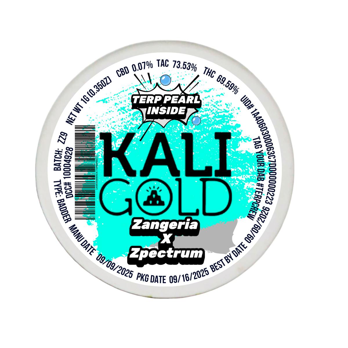 Kaligold extracts — Zangria X Zpectrum