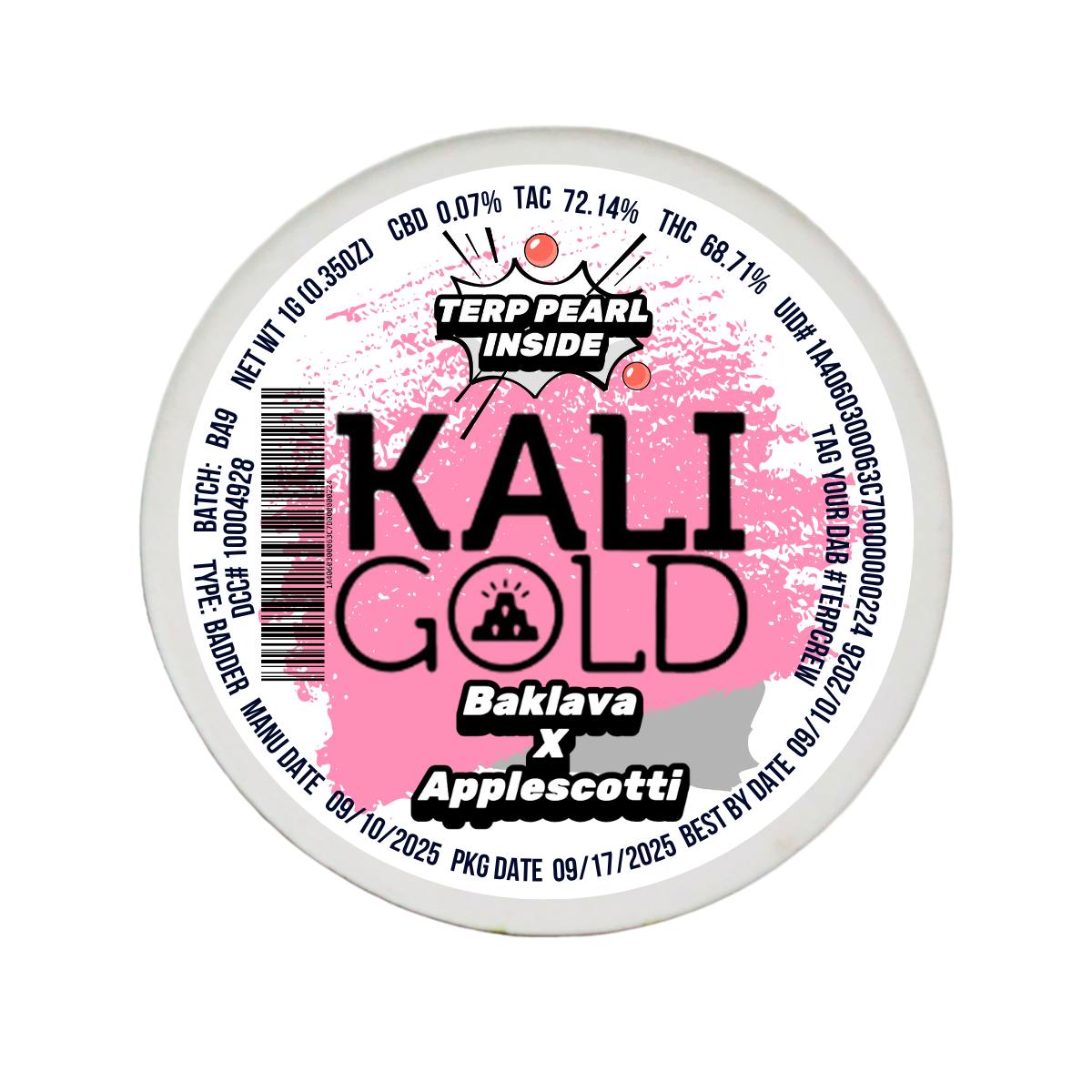 Kaligold extracts: Baklava X Applescotti