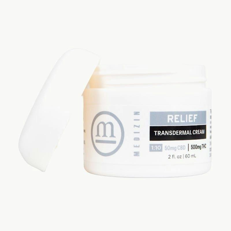 1:10 Transdermal Cream 500mg CBD:THC