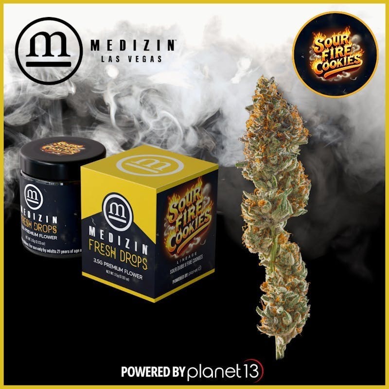 Medizin Sour Fire Cookies (H) Flower | 3.5g by Medizin