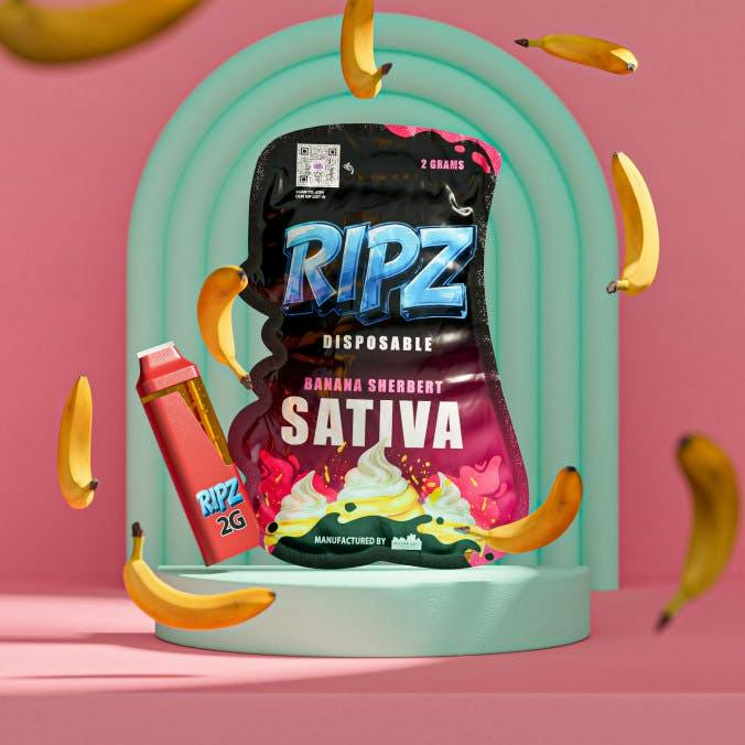 Ripz | Banana Sherbert | Disposable | 2g by Ripz