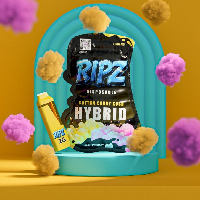 Cotton Candy Kush | Disposable | 2g by Ripz
