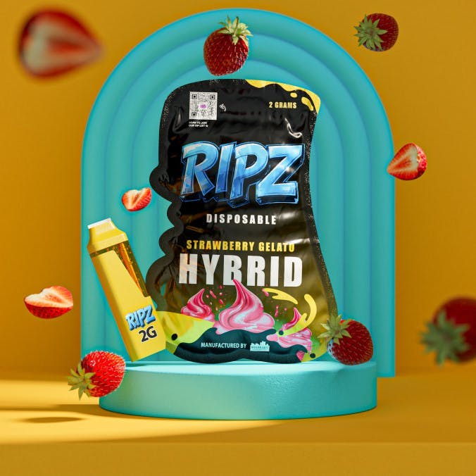 Ripz | Strawberry Gelato | Disposable | 2g