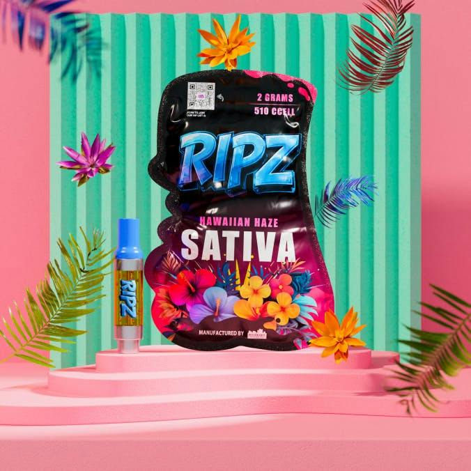 Hawaiian Haze | 510 Cartridge | 2g by Ripz