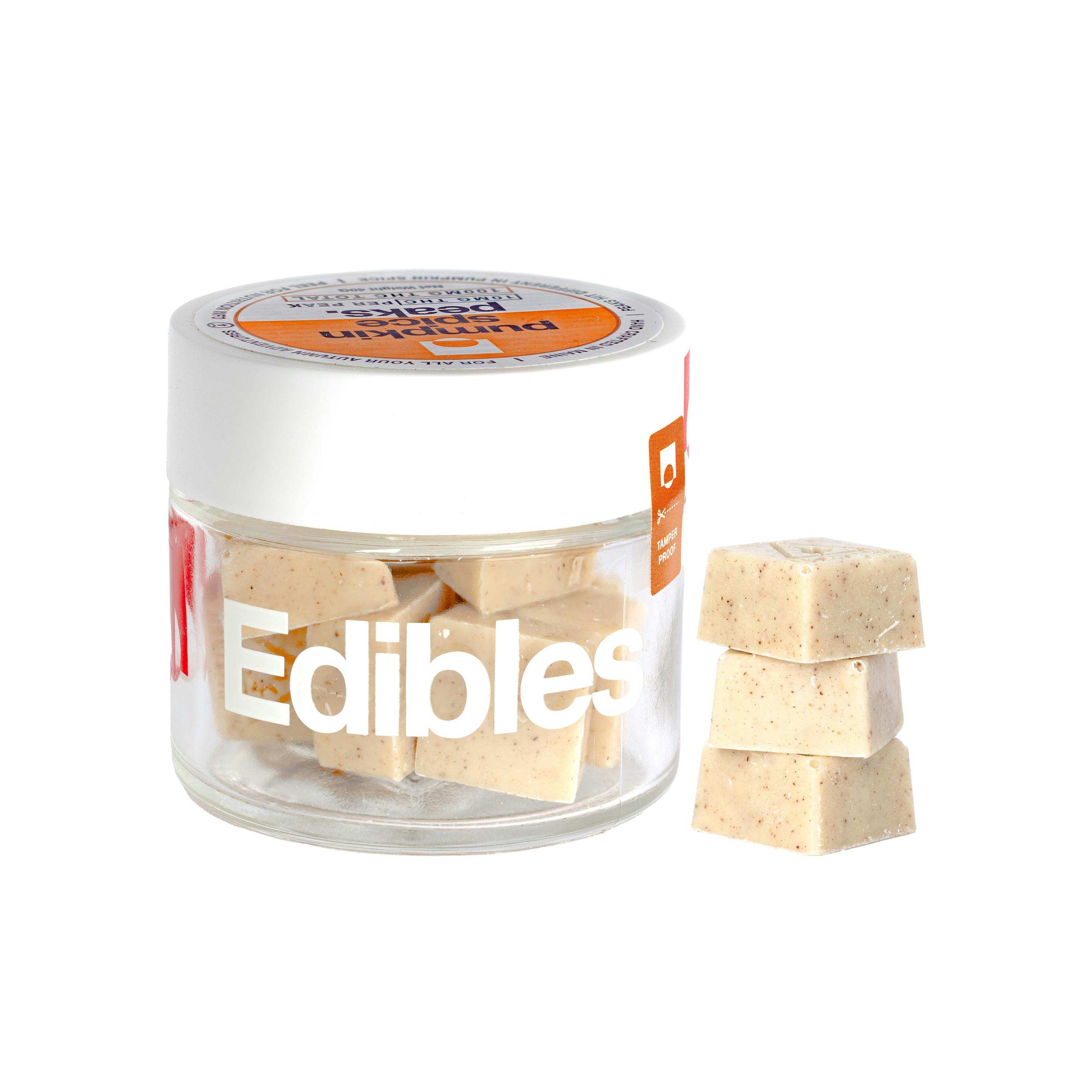 Peaks - White Chocolate Pumpkin Spice - 100mg/10pk by East Coast Cannabis