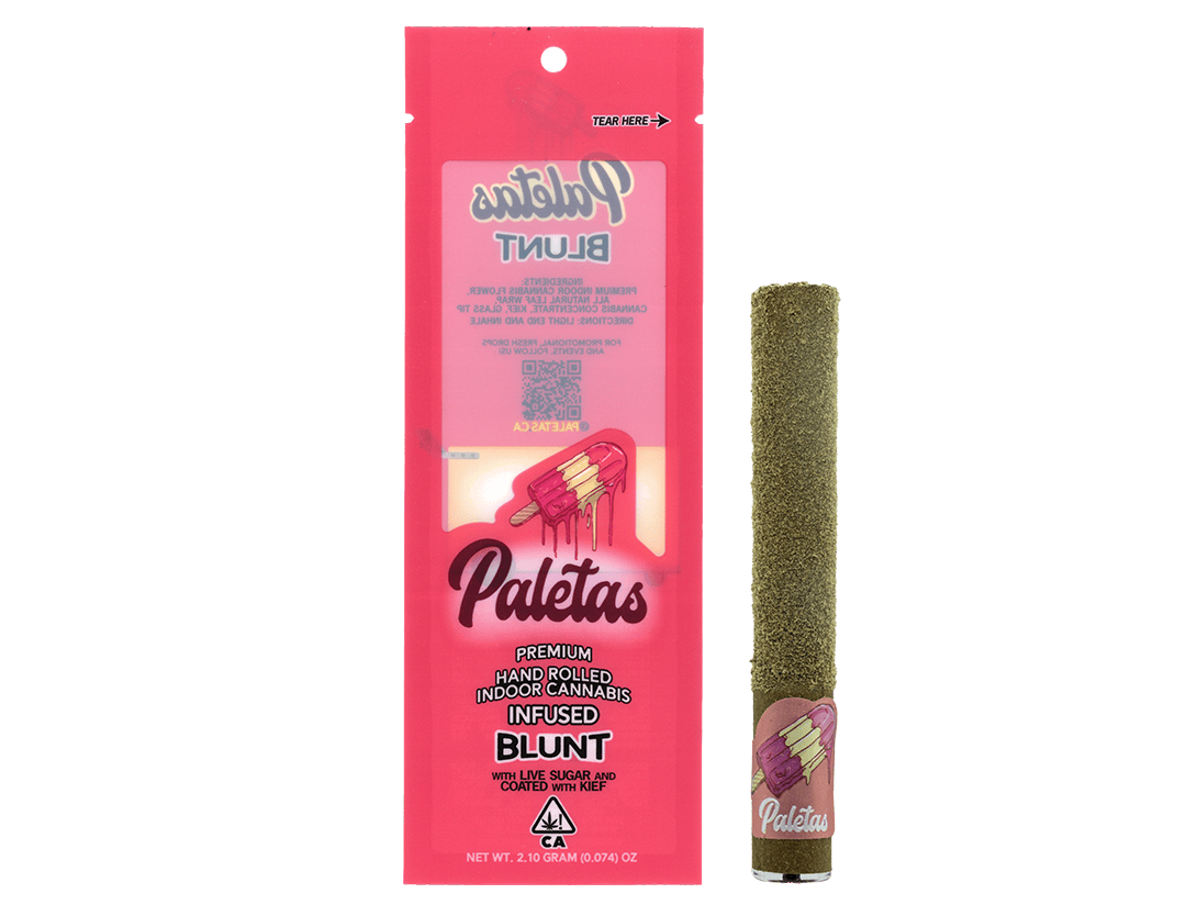 Pink Rose Indica Infused Blunt 2.1g - Paletas