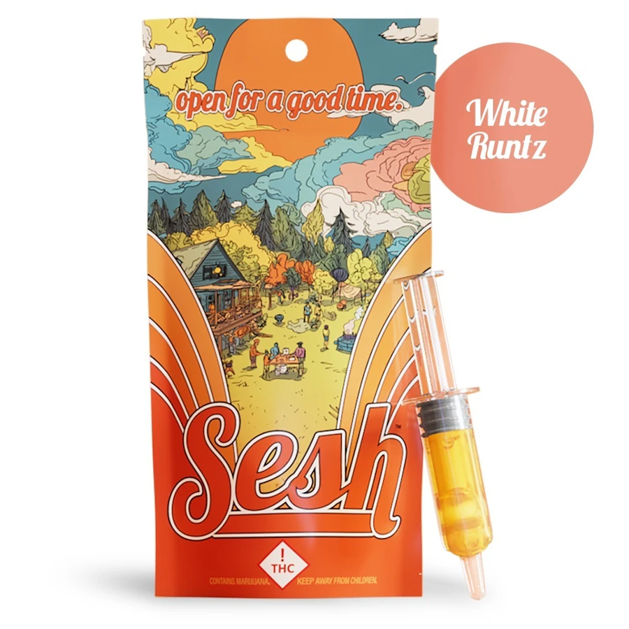 White Runtz - Syringe (1000mg) - by Sesh® — solvent listed on the Herbs 4 You menu