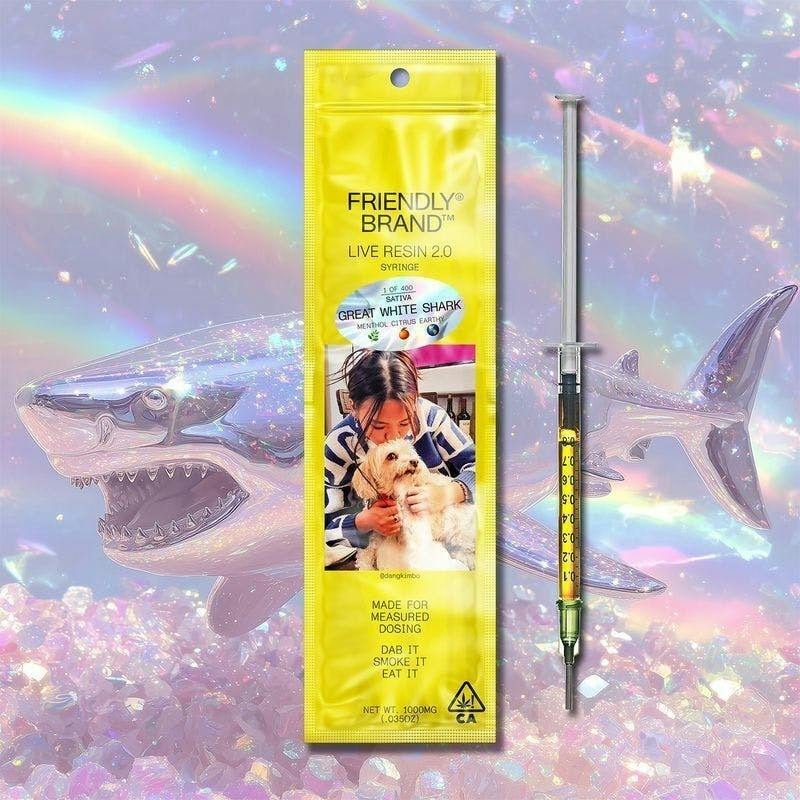 Friendly Brand | Live Resin FSO | Great White Shark | Extract Oils | 1g