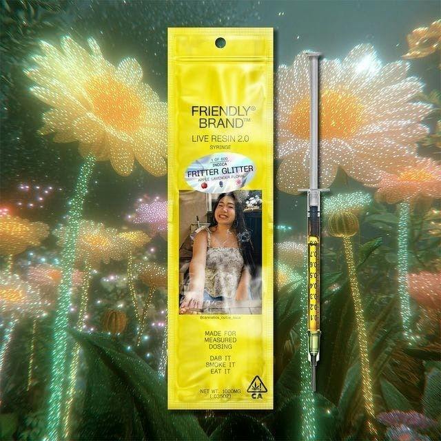 Friendly Brand | Live Resin FSO | Fritter Glitter | Extract Oils | 1g