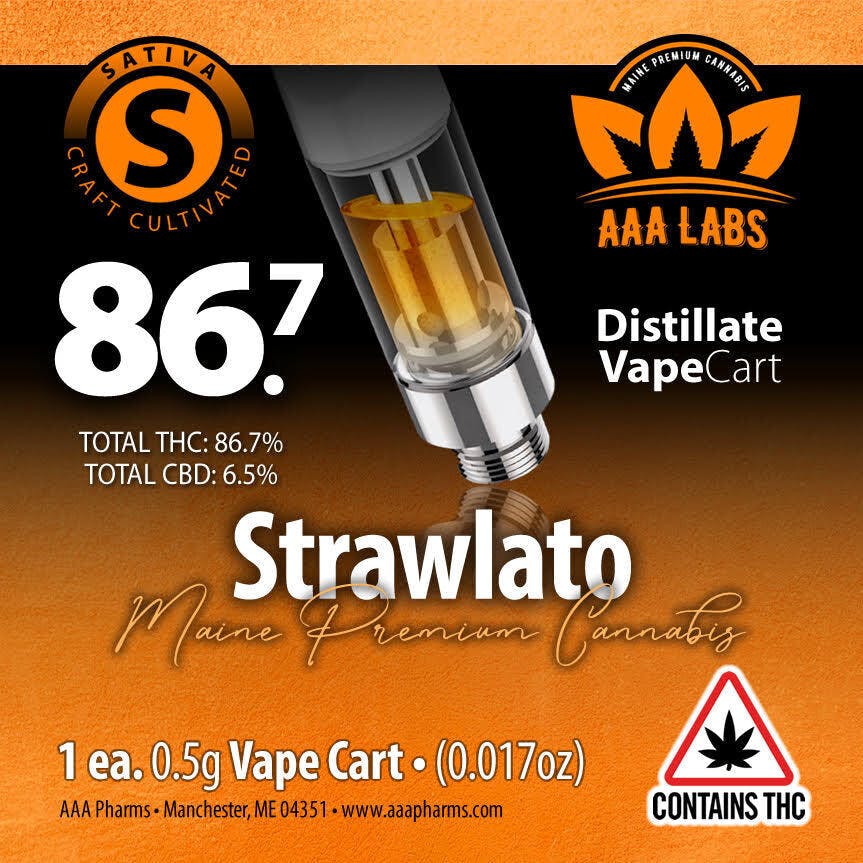 Strawlato Distillate Vape Cart