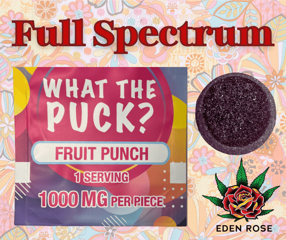 1000MG What the Puck: Full Spectrum - Fruit Punch (Hybrid)