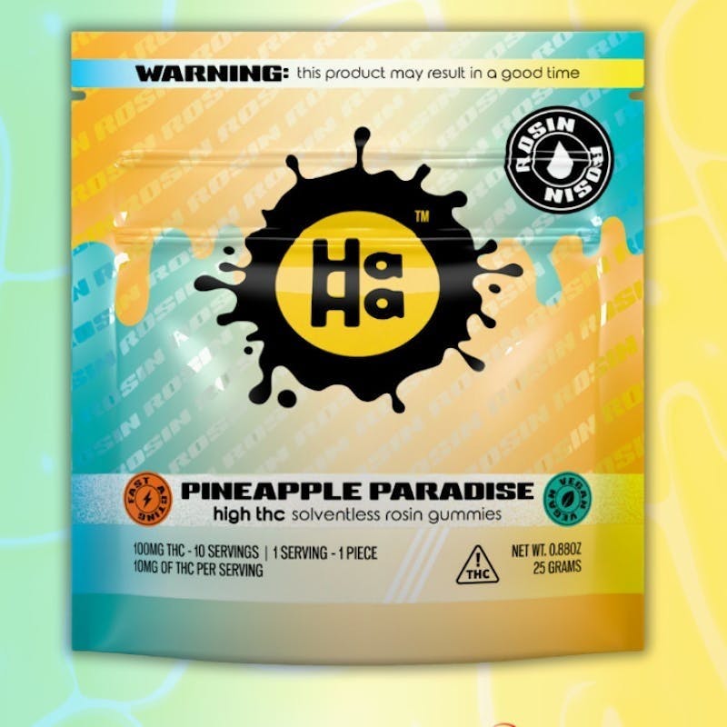 Pineapple Paradise Rosin Vegan Gummies