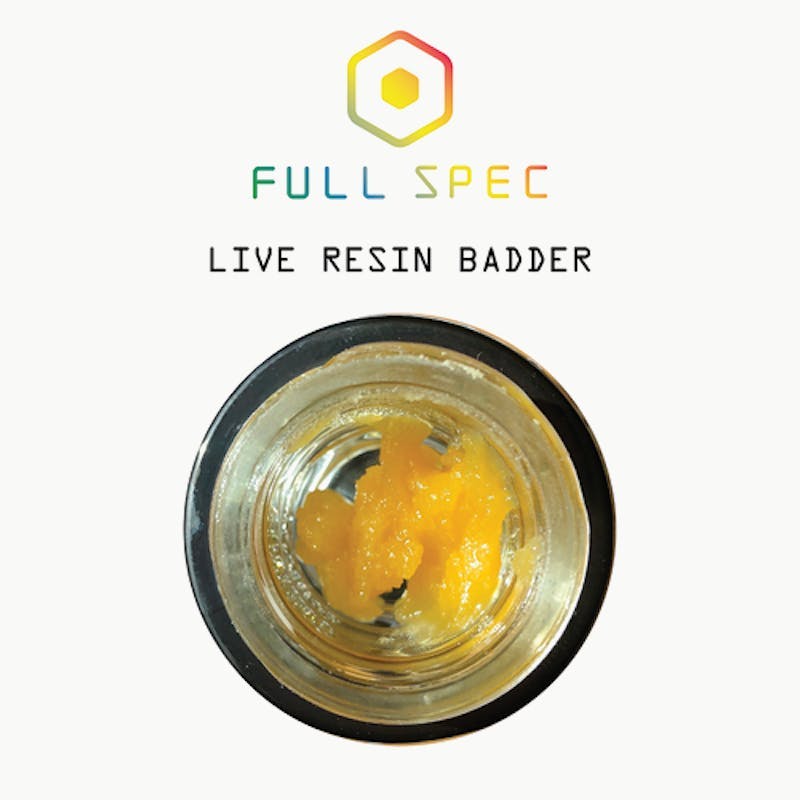 Full Spec | 1g Live Resin Badder - Pink Unicorn by Full Spec