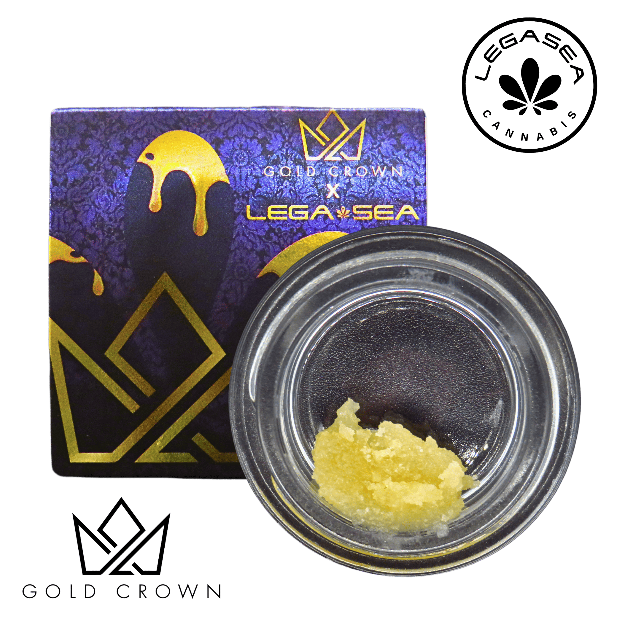 Gold Crown x LegaSea Farms | Donkey Butter | Badder | 1g by Gold Crown