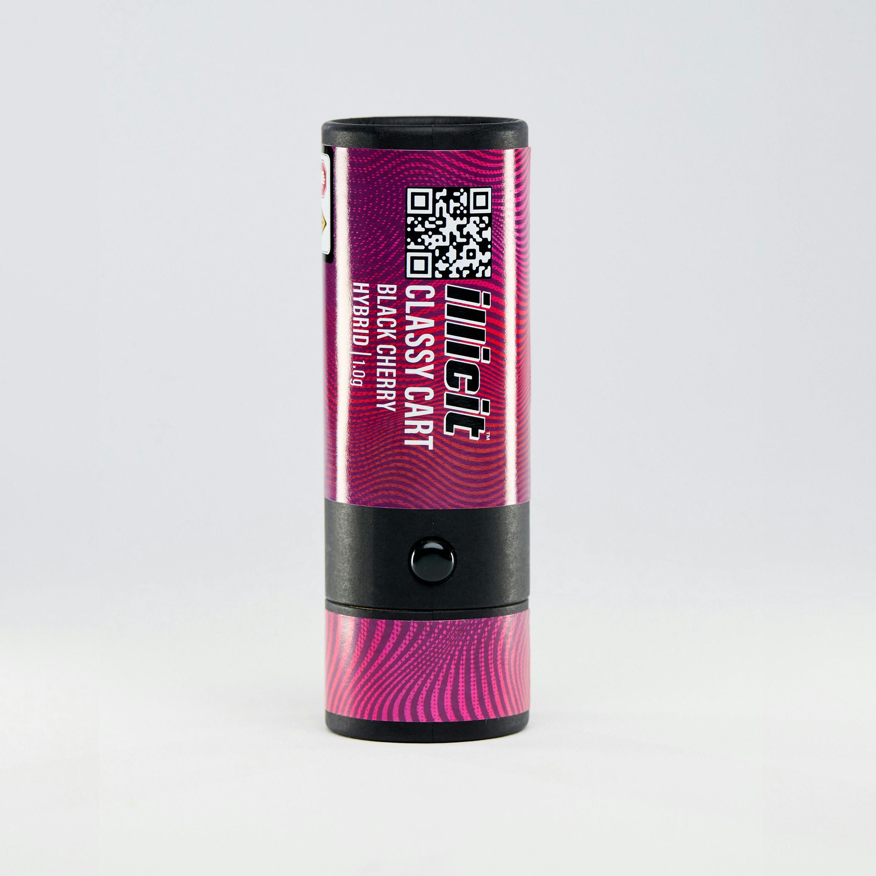 Black Cherry 1g Disposable Classy Cart