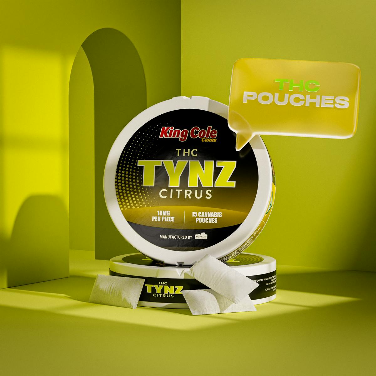 King Cole | Tynz | Citrus Pouches 15X10Mg