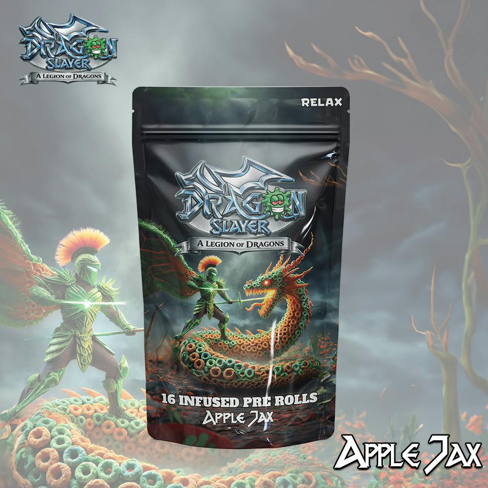 Apple Jax | Legion of Dragons | Infused Pre-roll | 16 x 0.8g by Giggles