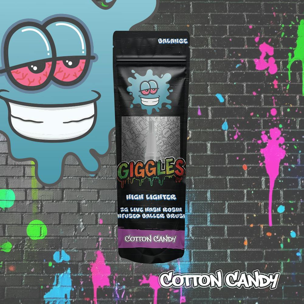 Highlighters | Cotton Candy | 2g Baller Brush by Giggles