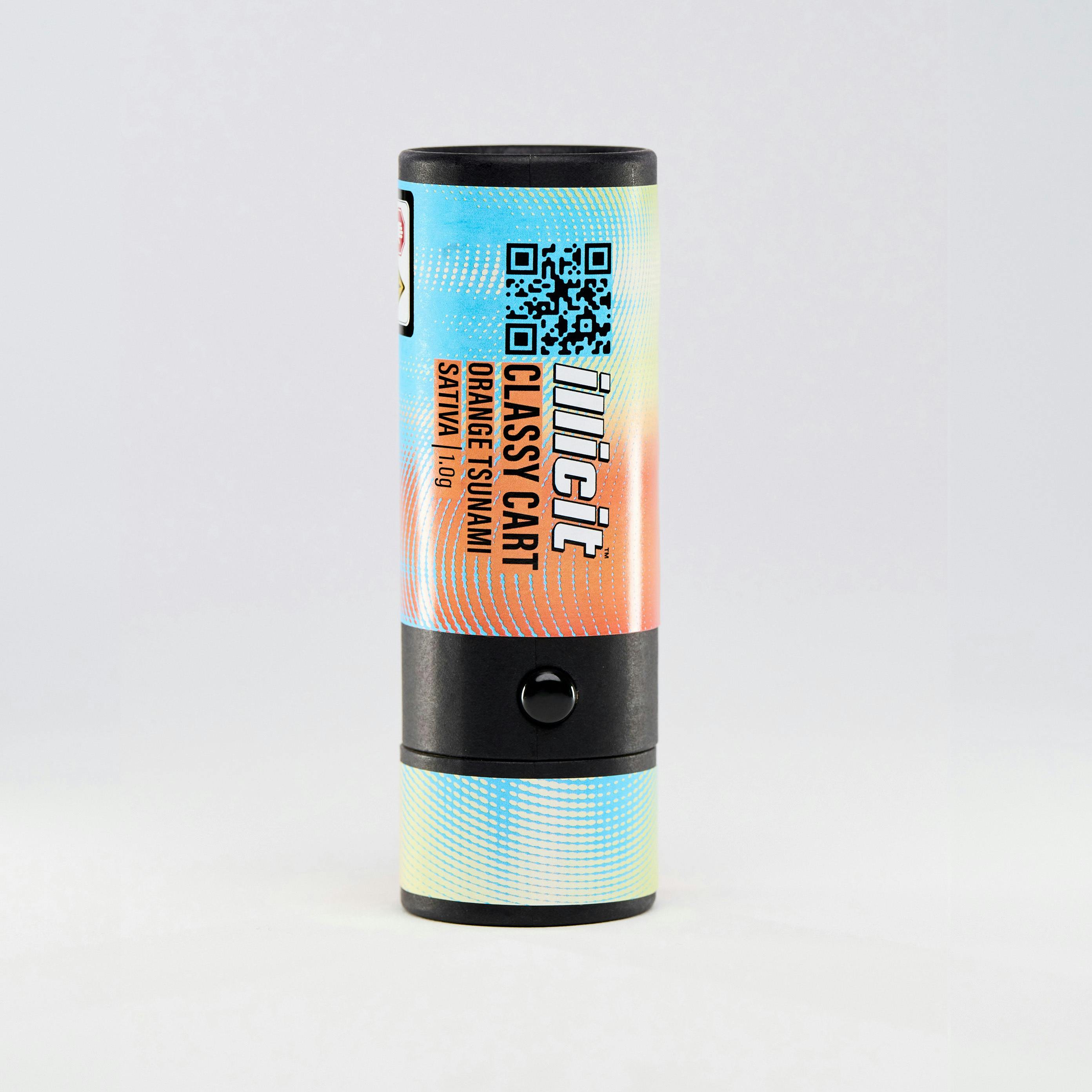 Orange Tsunami 1g Disposable Classy Cart by ILLICIT