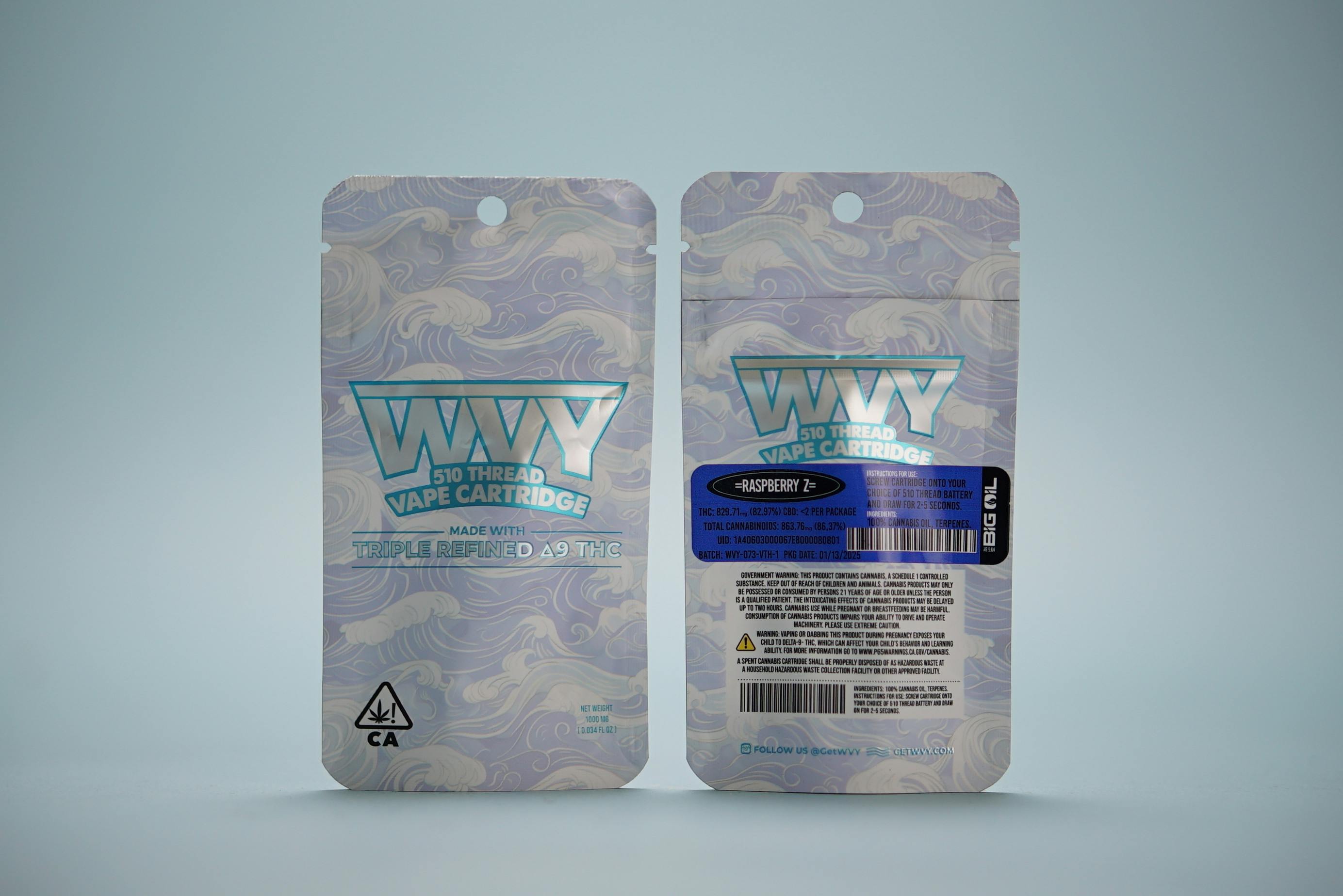 WVY - Raspberry Z - 510 Threaded - Cartridge