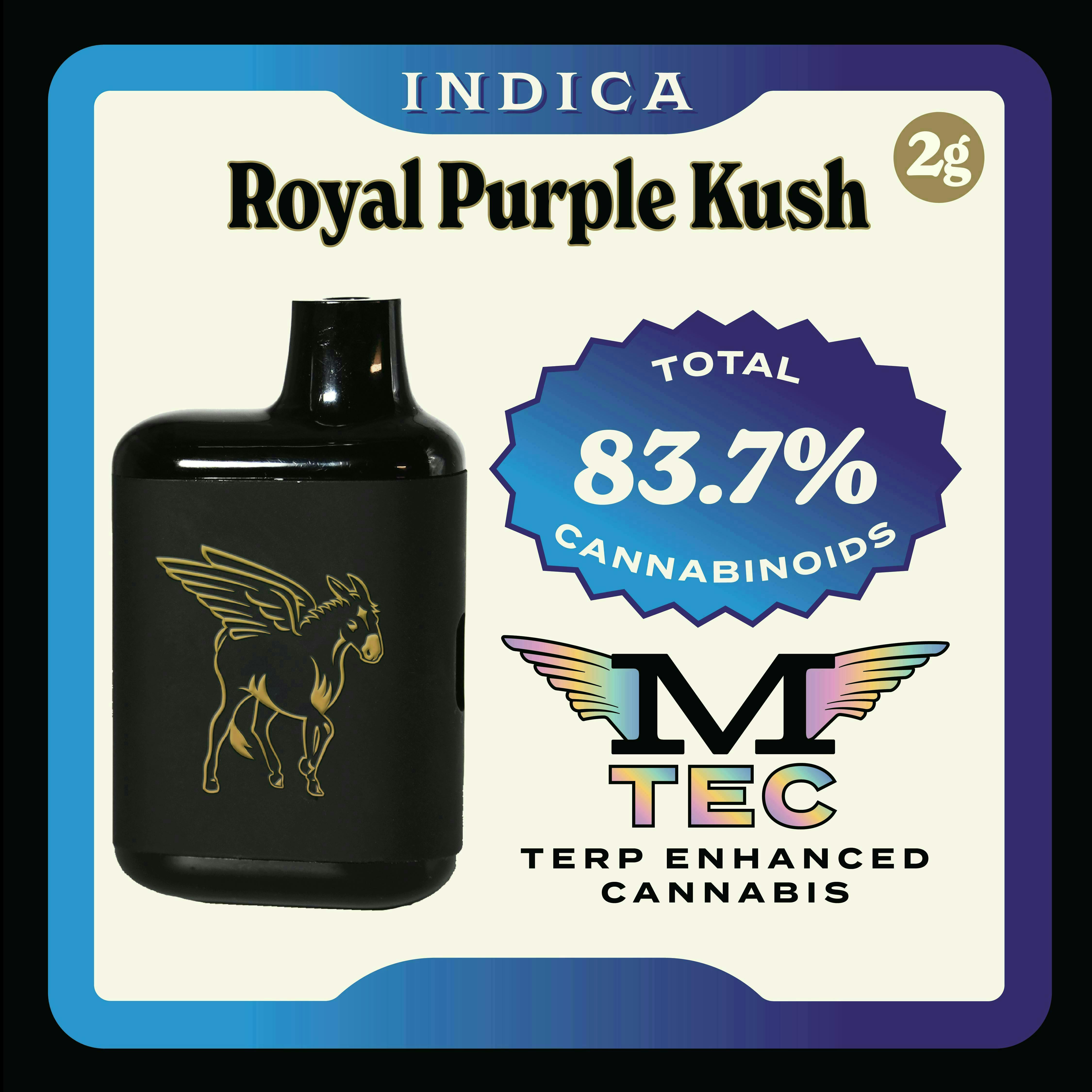 Mule Extracts | Royal Purple Kush | M-TEC Disposable | 2g - Mule Extracts