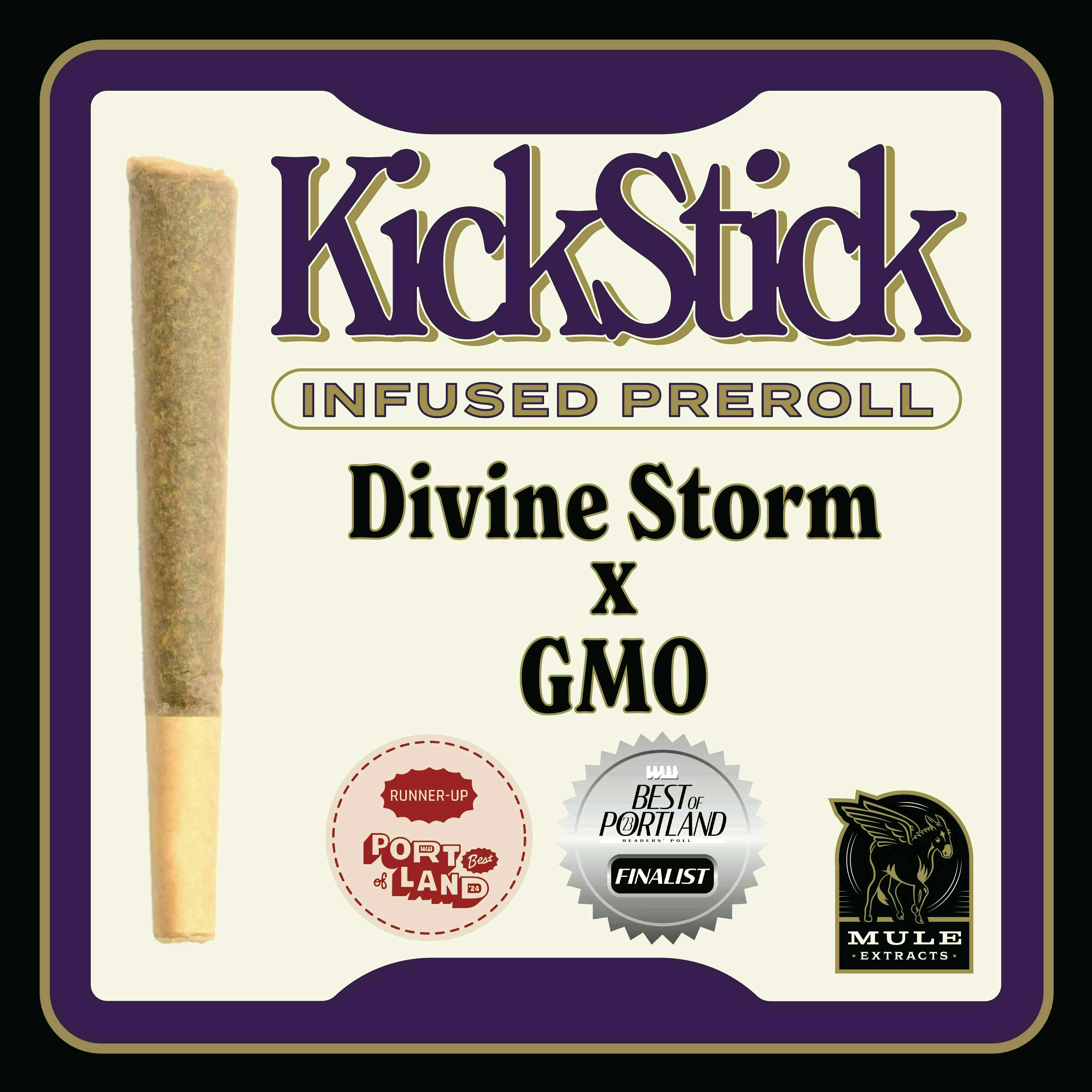 Divine Storm x GMO | Infused Joint | 1g by Mule Extracts