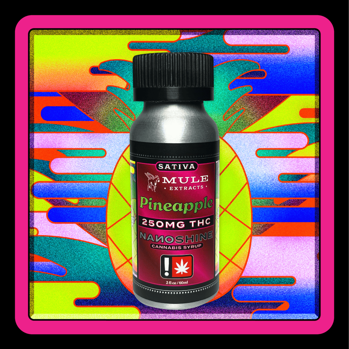 Pineapple Nanoshine | Infused Syrup | 250mg | 60ml at Pipe Dreams Dispensary