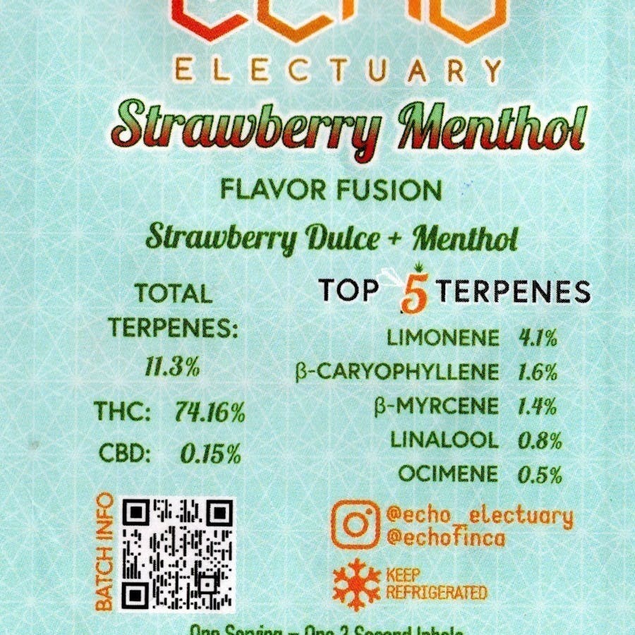Strawberry Menthol XL LN Cart 1g