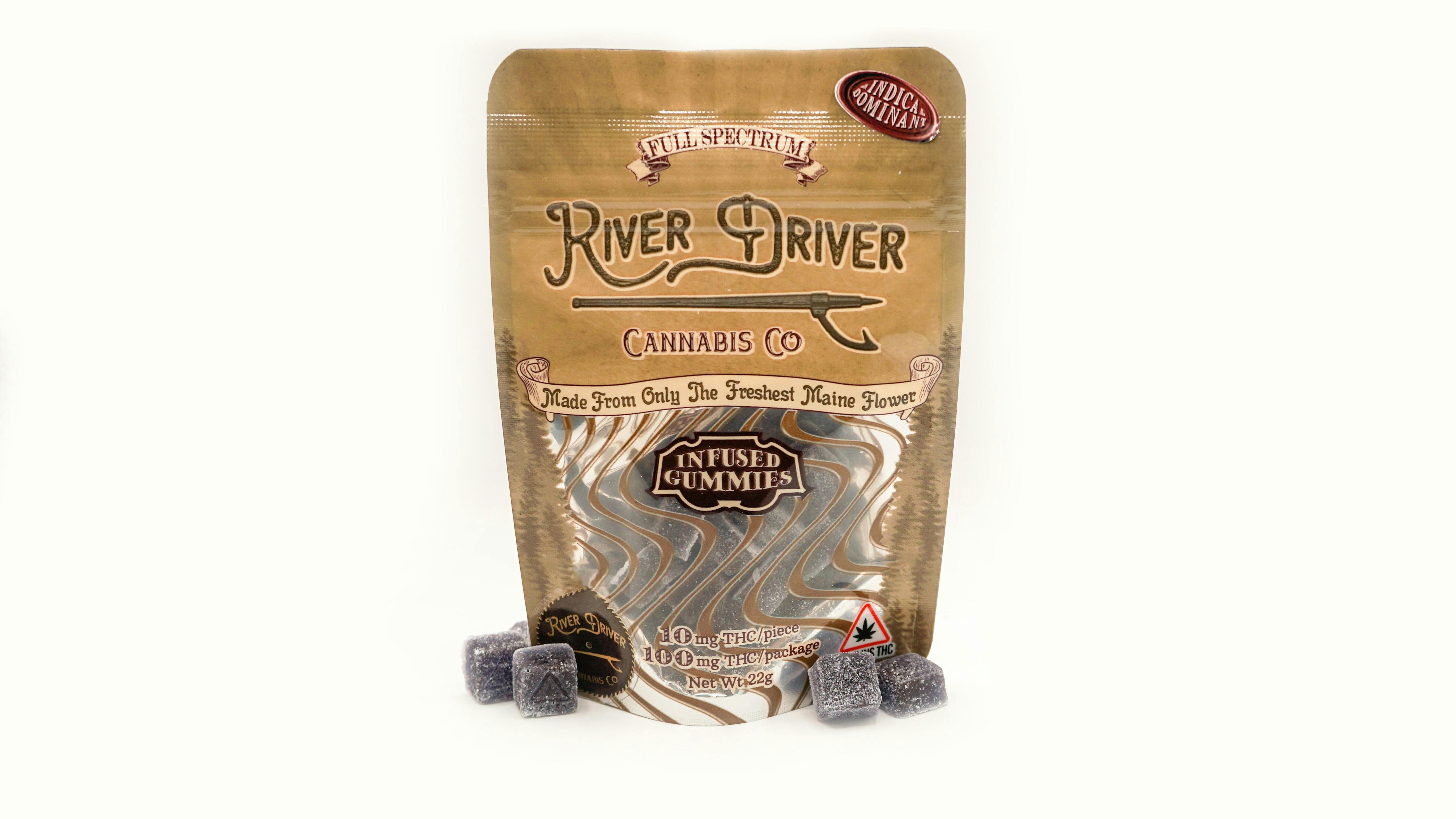 200mg Boysenberry Pie Gummy by River Driver Cannabis Co