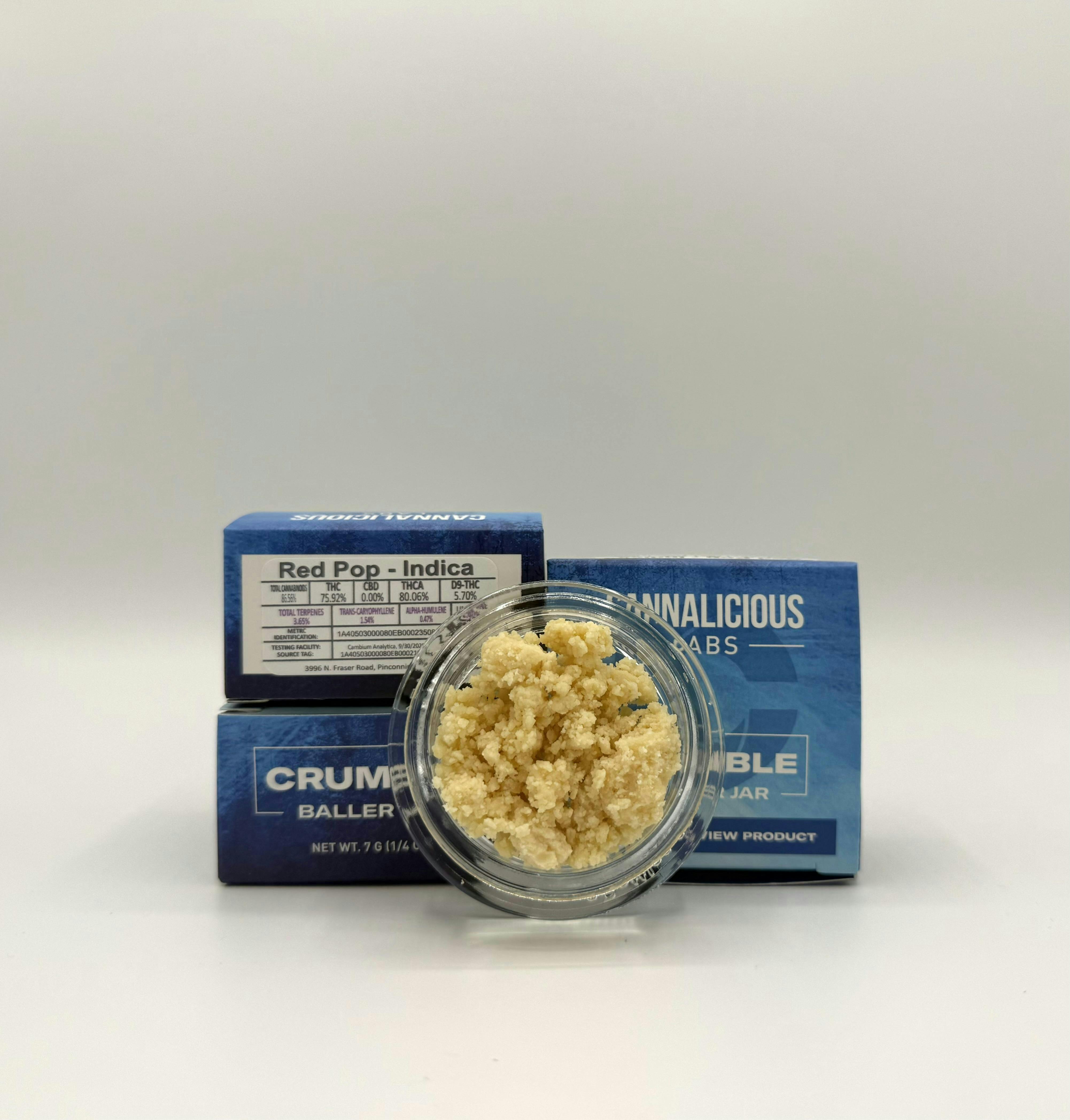 Cannalicious Labs | Red Pop | Crumble by Cannalicious Labs
