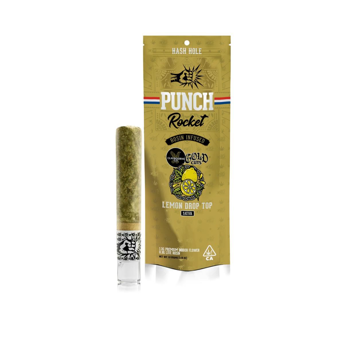 Lemon Drop Top x Razzmatazz Claybourne Rocket (1.6g) - Punch