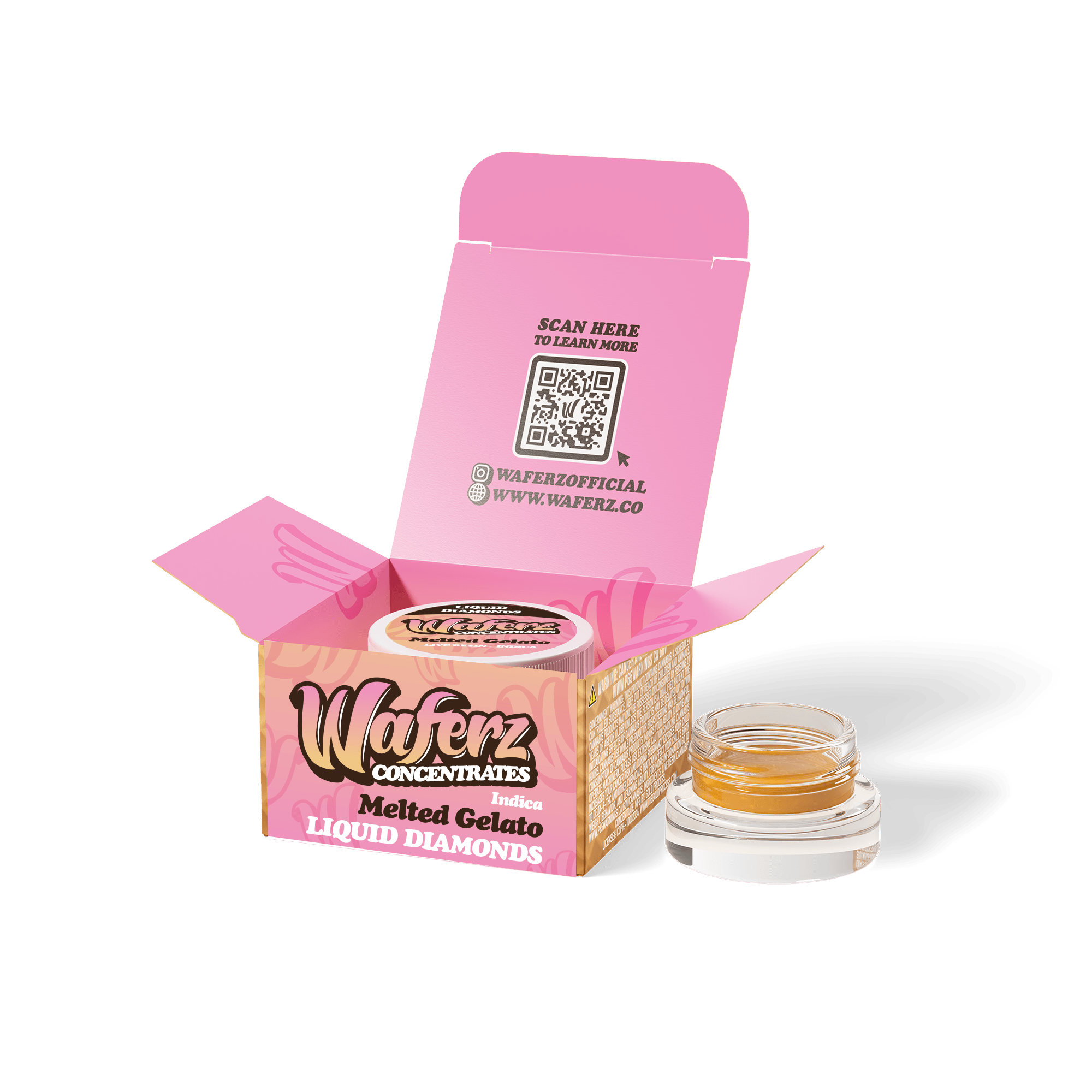 Waferz Liquid Diamonds: Melted Gelato - 1G
