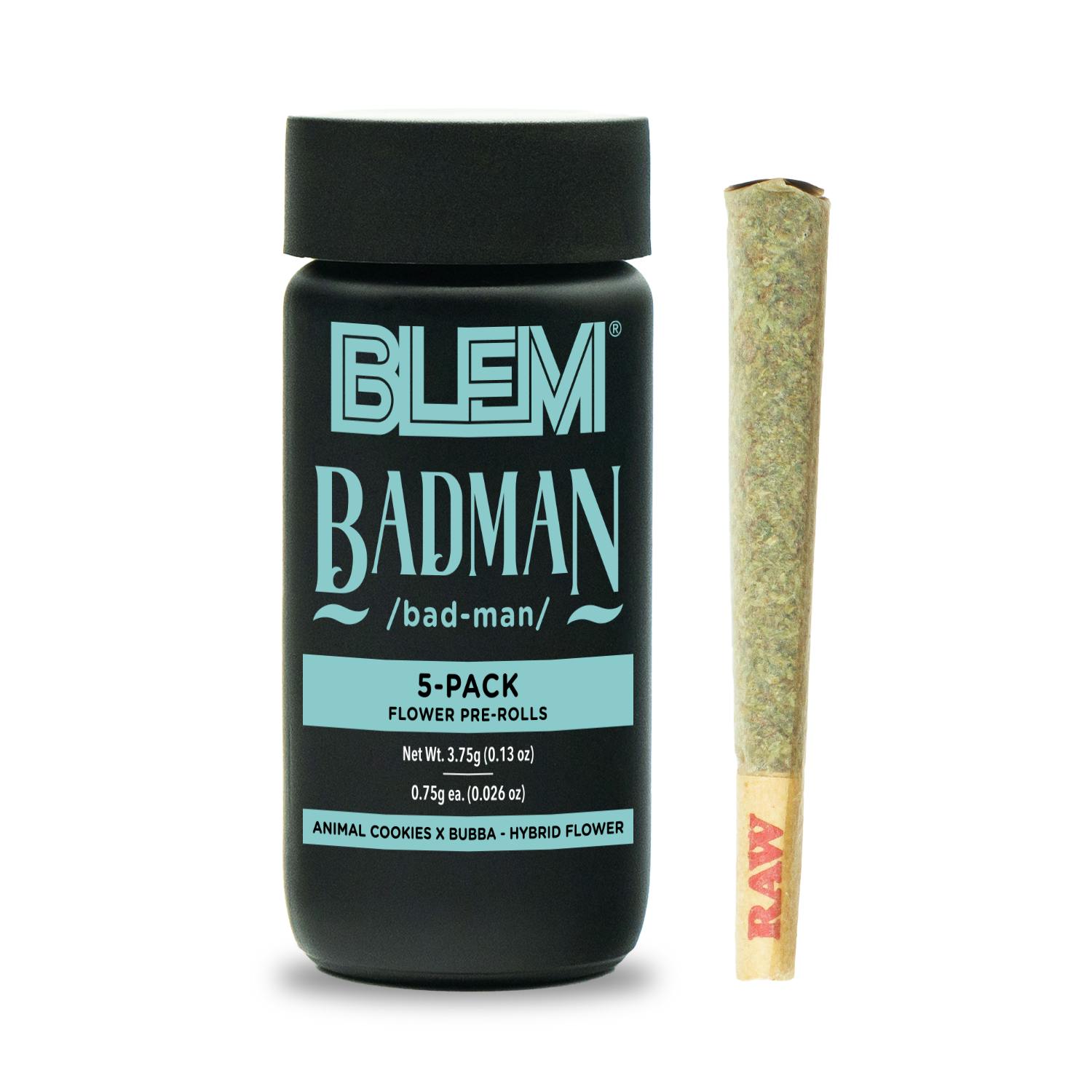 BLEM BADMAN 5-Pack .75g Pre-Rolls