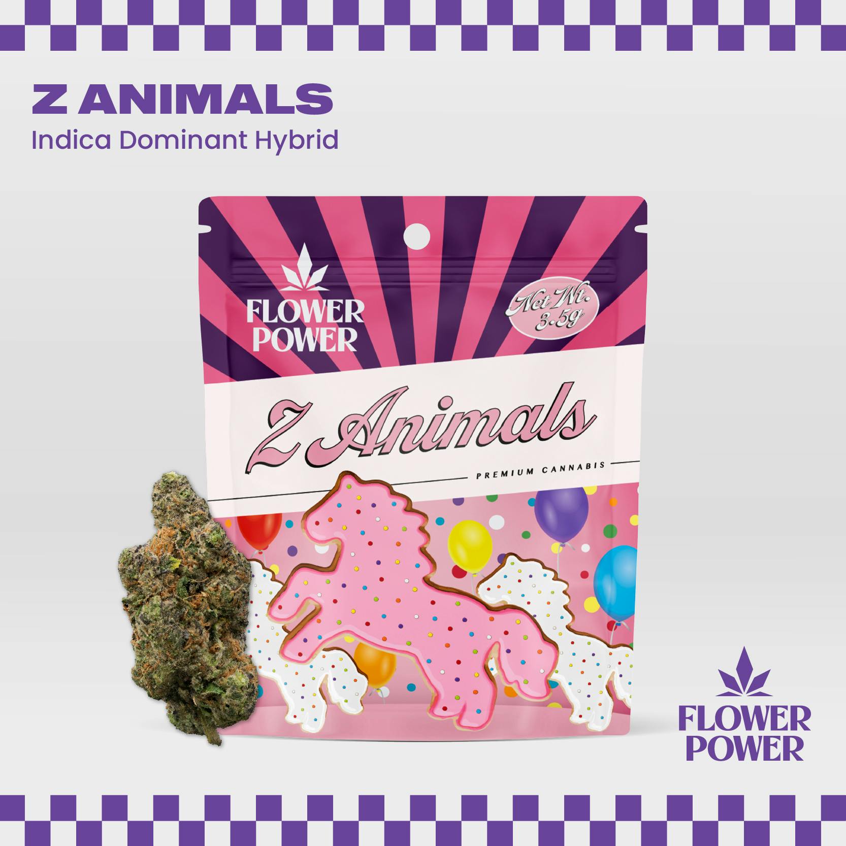 Z Animals | Buds | 3.5g by Flower Power Cannabis