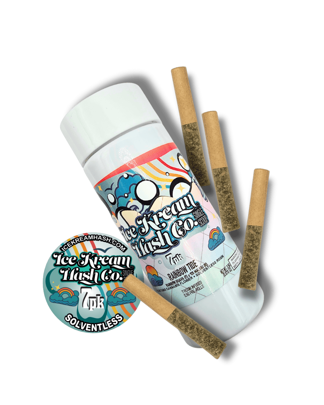 Rainbow Tide | Rosin Infused Minis | 0.5g each | 7pk